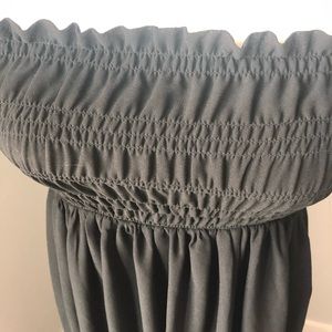 Strapless Black Dress